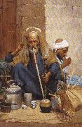 Nicola Forcella The Hookah oil painting picture wholesale